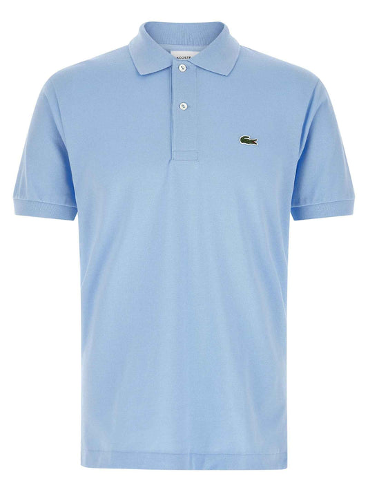 Blue Cotton Polo Shirt