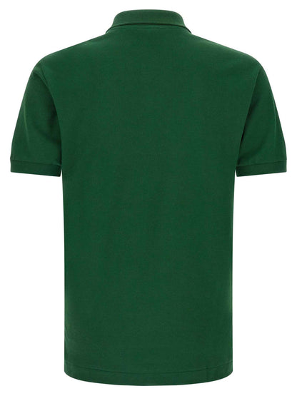 Bicolor Cotton Polo Shirt