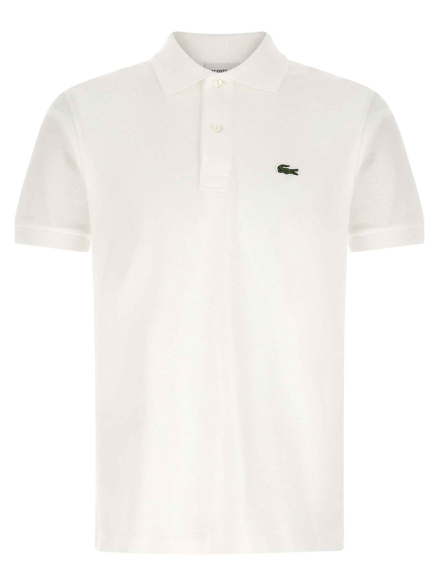 White Cotton Polo Shirt