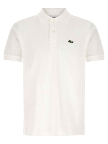 White Cotton Polo Shirt
