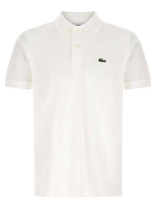 White Cotton Polo Shirt