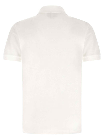 White Cotton Polo Shirt