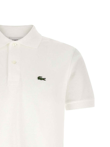 White Cotton Polo Shirt