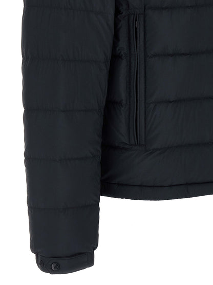 Blue Polyamide Full-Length Jacket