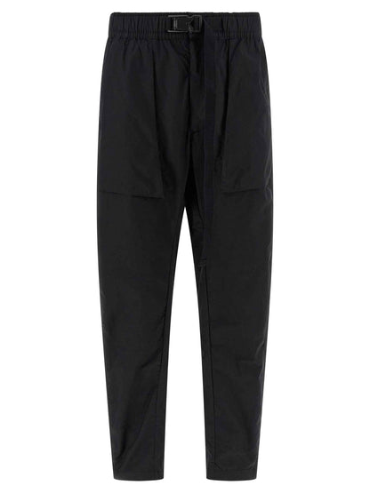 Black Cotton Athletic Pants