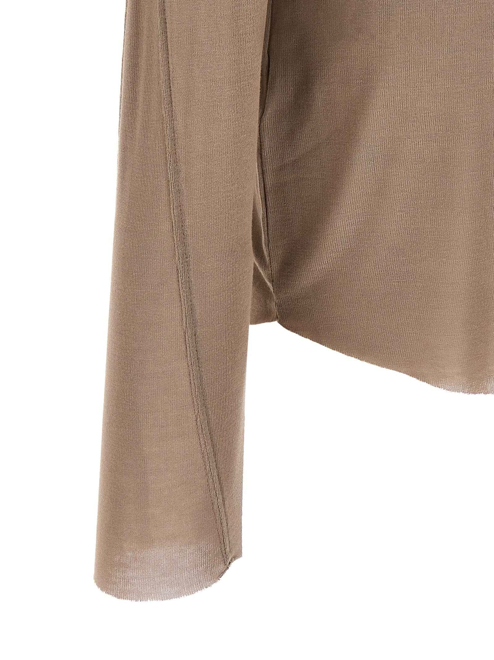 Gray Viscose T-Shirt