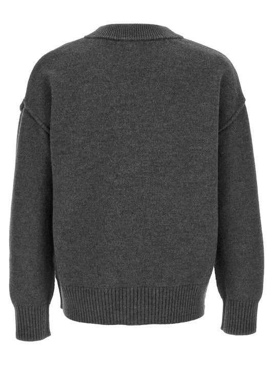 Gray Wool Cardigan