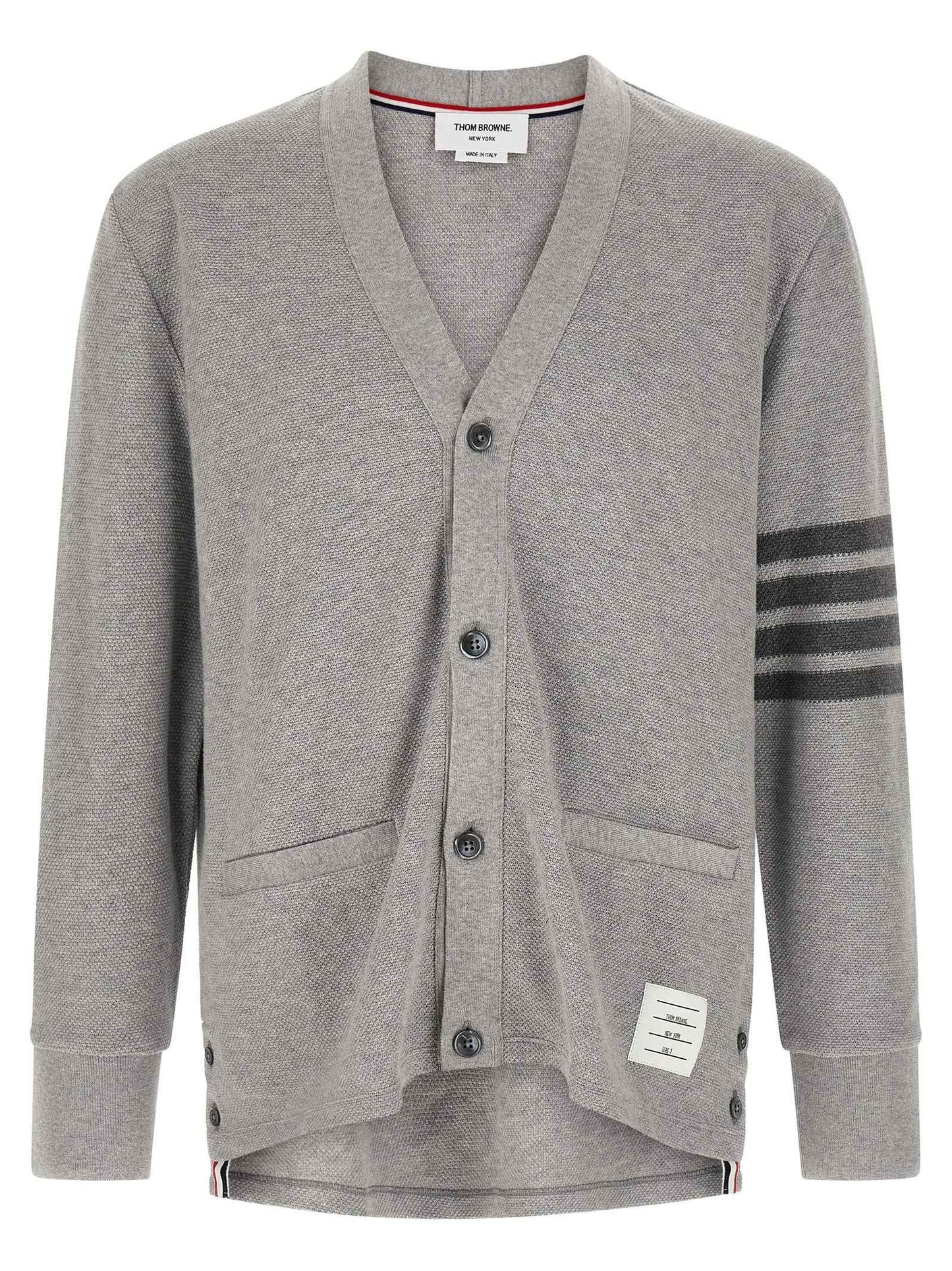Gray Cotton Cardigan