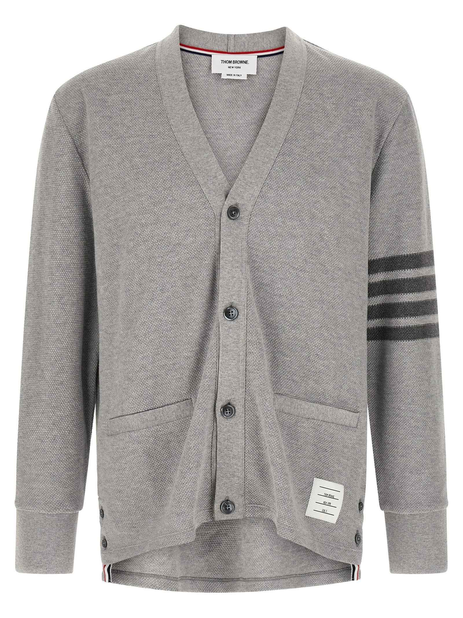 Gray Cotton Cardigan