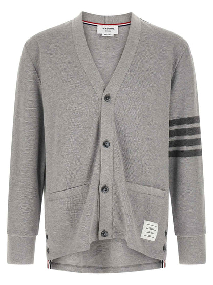 Gray Cotton Cardigan