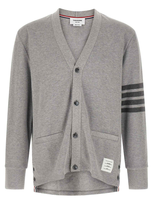 Gray Cotton Cardigan