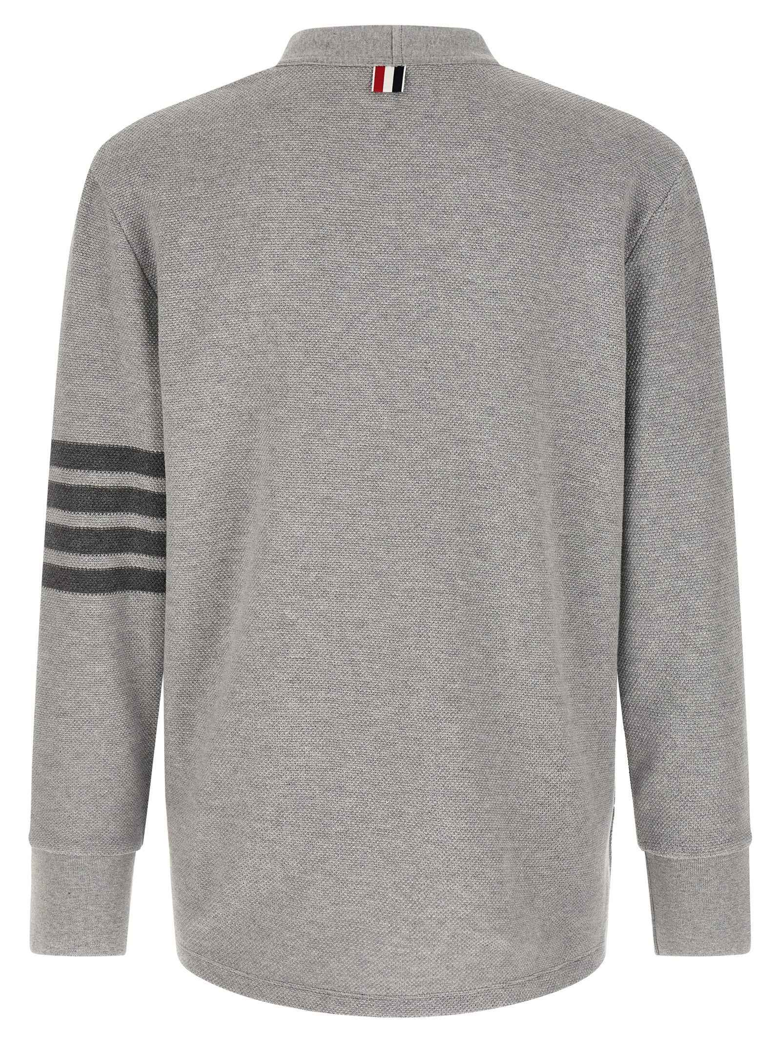 Gray Cotton Cardigan