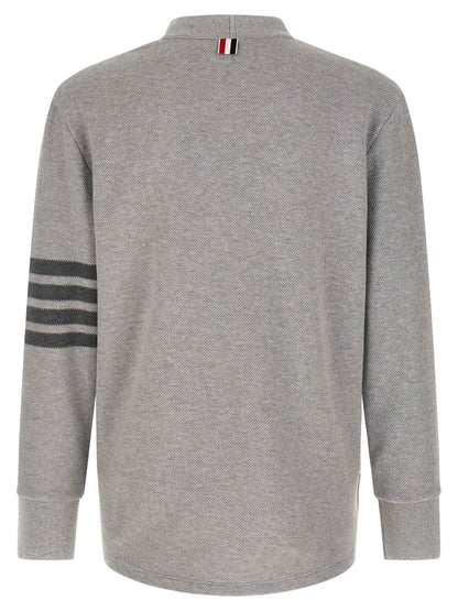 Gray Cotton Cardigan