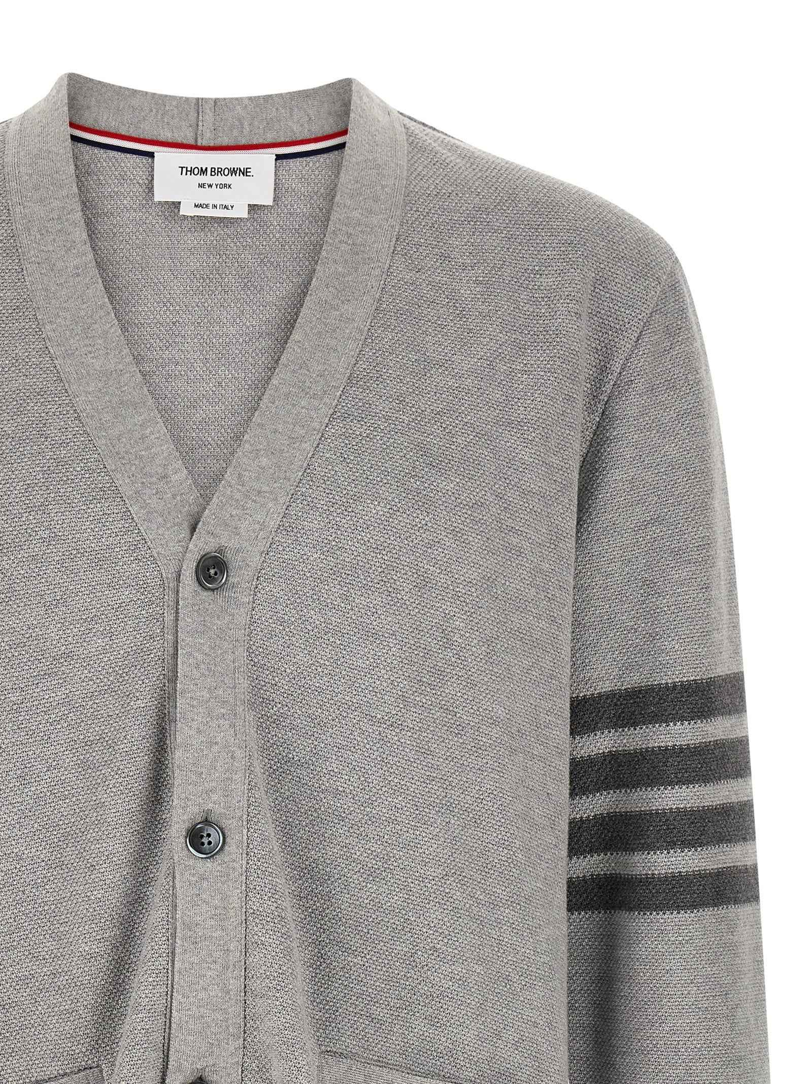 Gray Cotton Cardigan