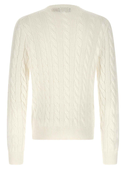 White Cotton Cardigan