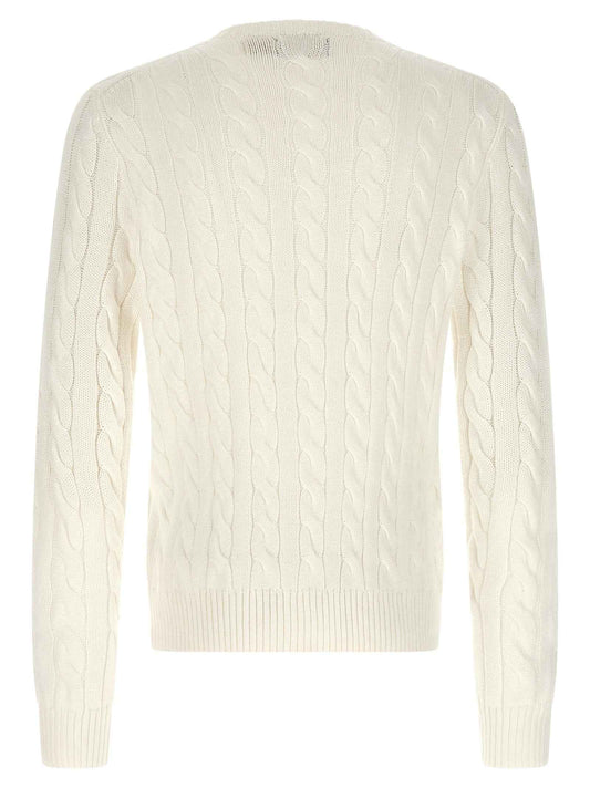White Cotton Cardigan