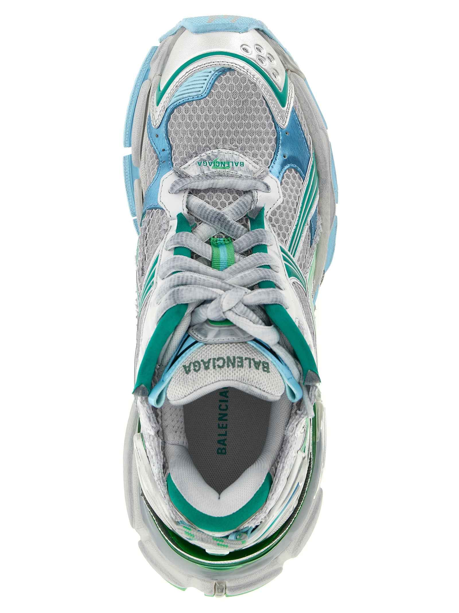 Multicolor Polyethylene Athletic Sneakers