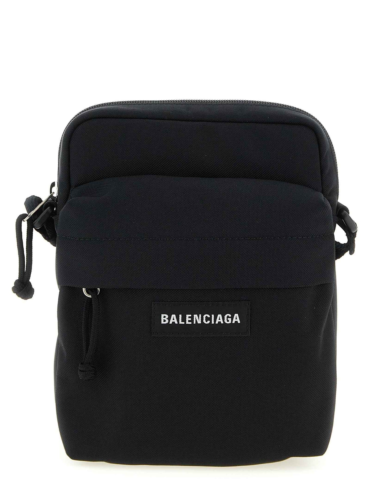 Black Polyamide Crossbody Bag