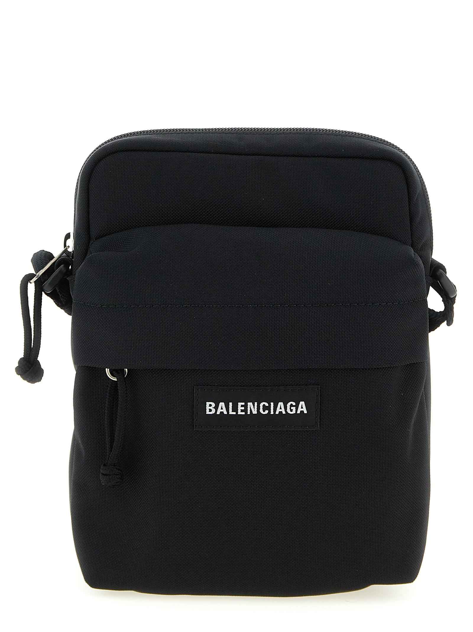 Black Polyamide Crossbody Bag