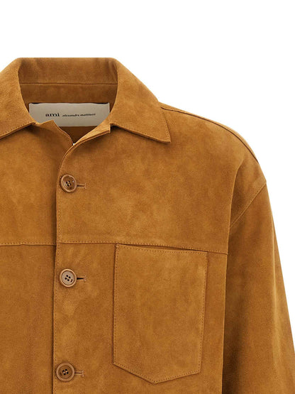 Brown Lamb Leather Leather Jacket