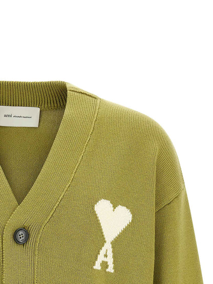 Bicolor Wool Cardigan