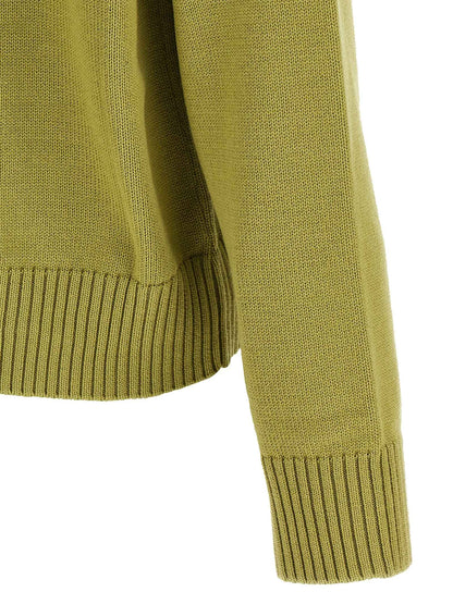 Bicolor Wool Cardigan
