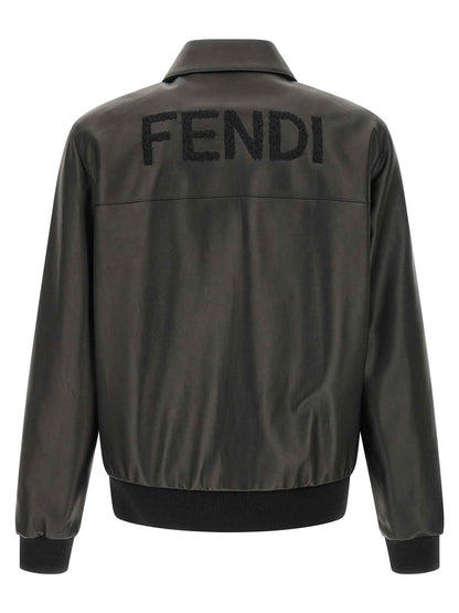 Black Lamb Leather Leather Jacket