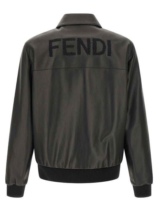 Black Lamb Leather Leather Jacket