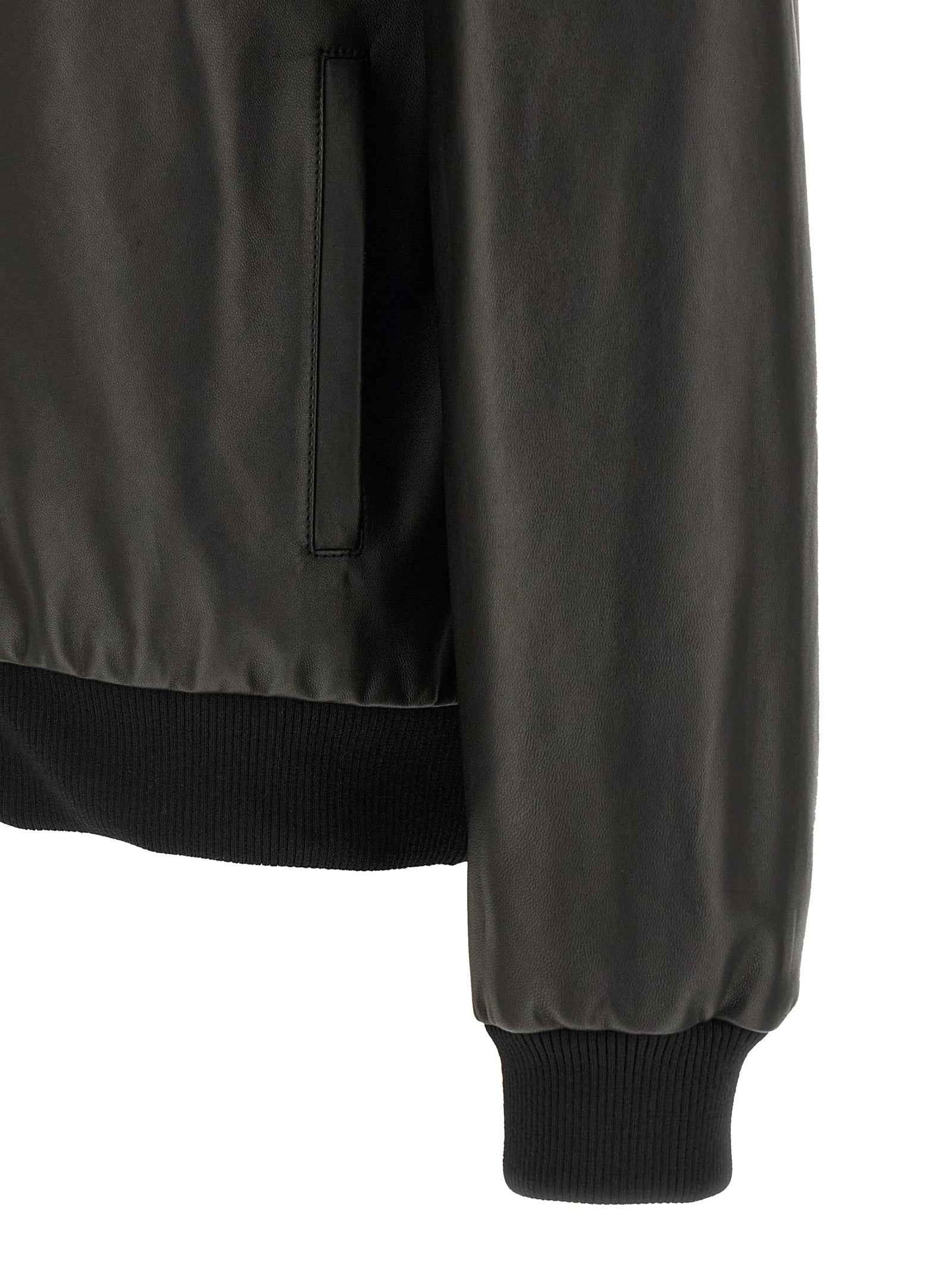 Black Lamb Leather Leather Jacket