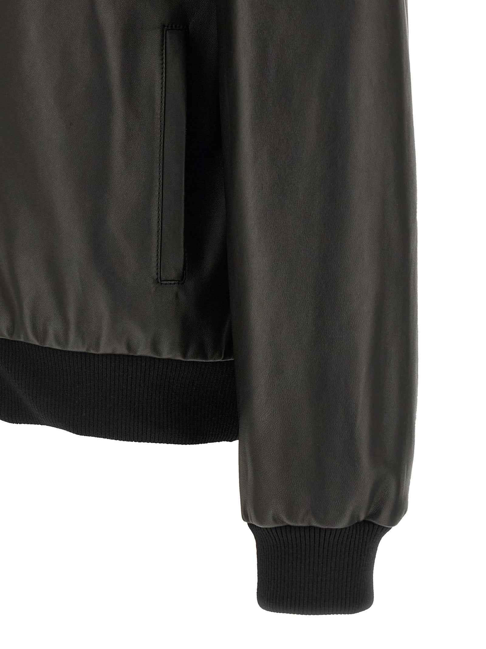 Black Lamb Leather Leather Jacket