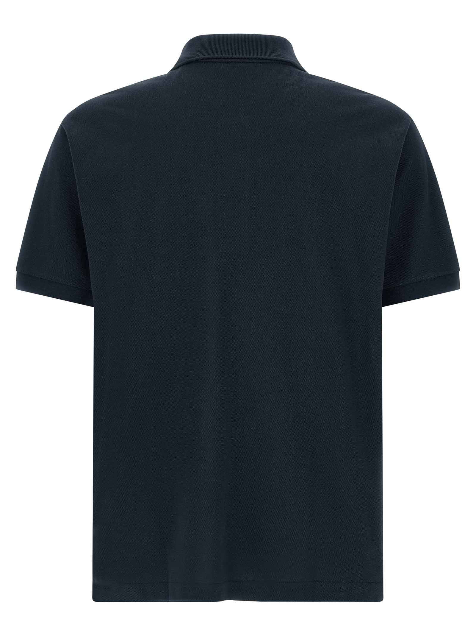 Blue Cotton Polo Shirt