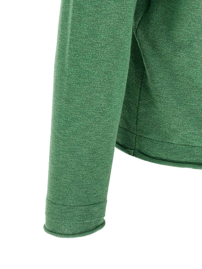 Bicolor Cotton Cardigan