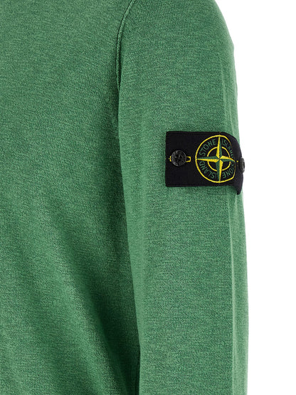 Bicolor Cotton Cardigan
