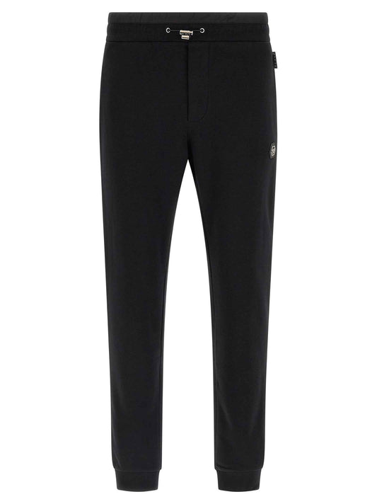 Black Cotton Joggers (Workout Pants)