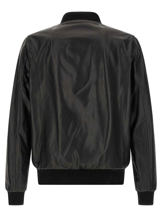 Black Lambskin Leather Jacket