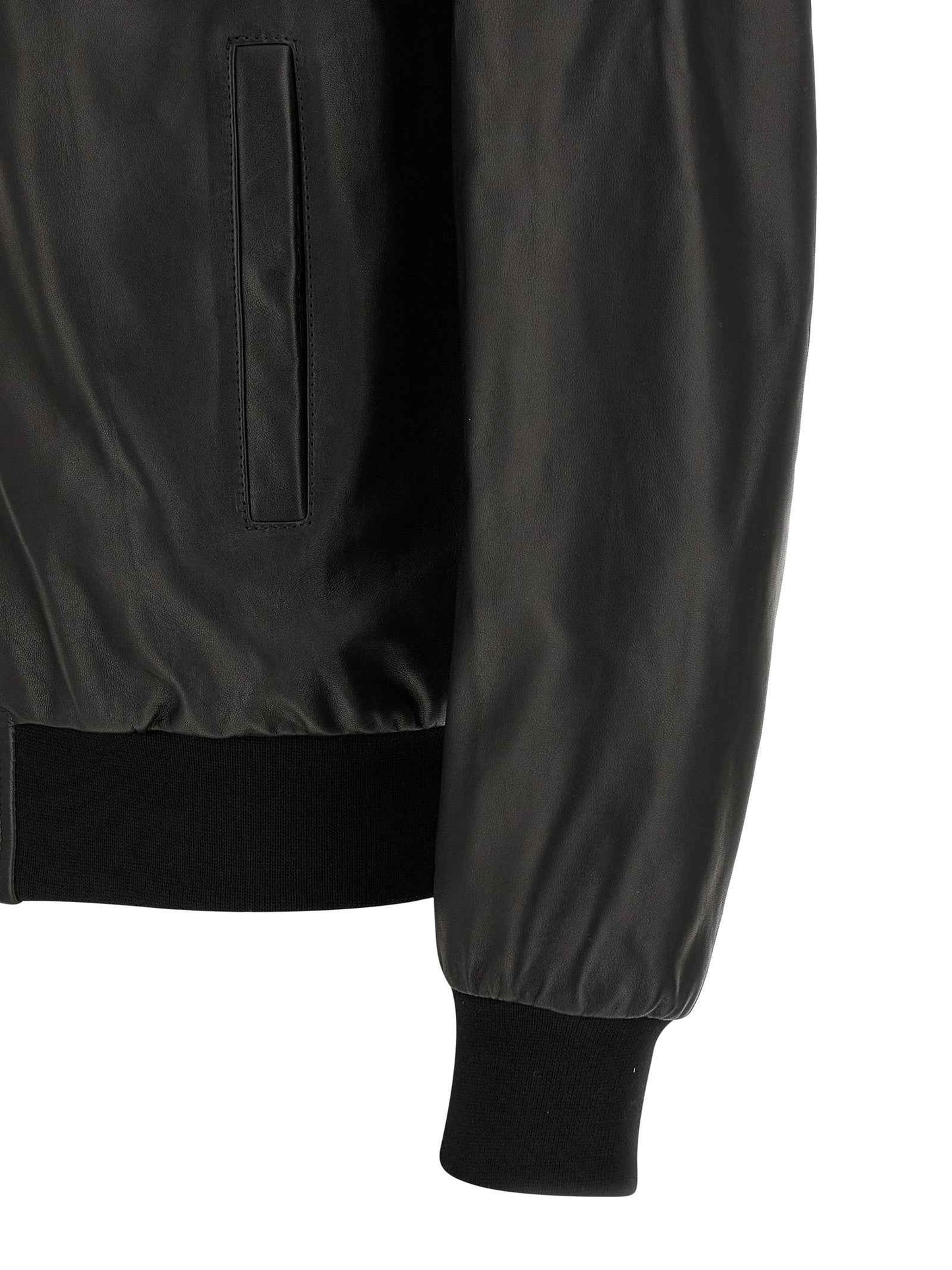Black Lambskin Leather Jacket