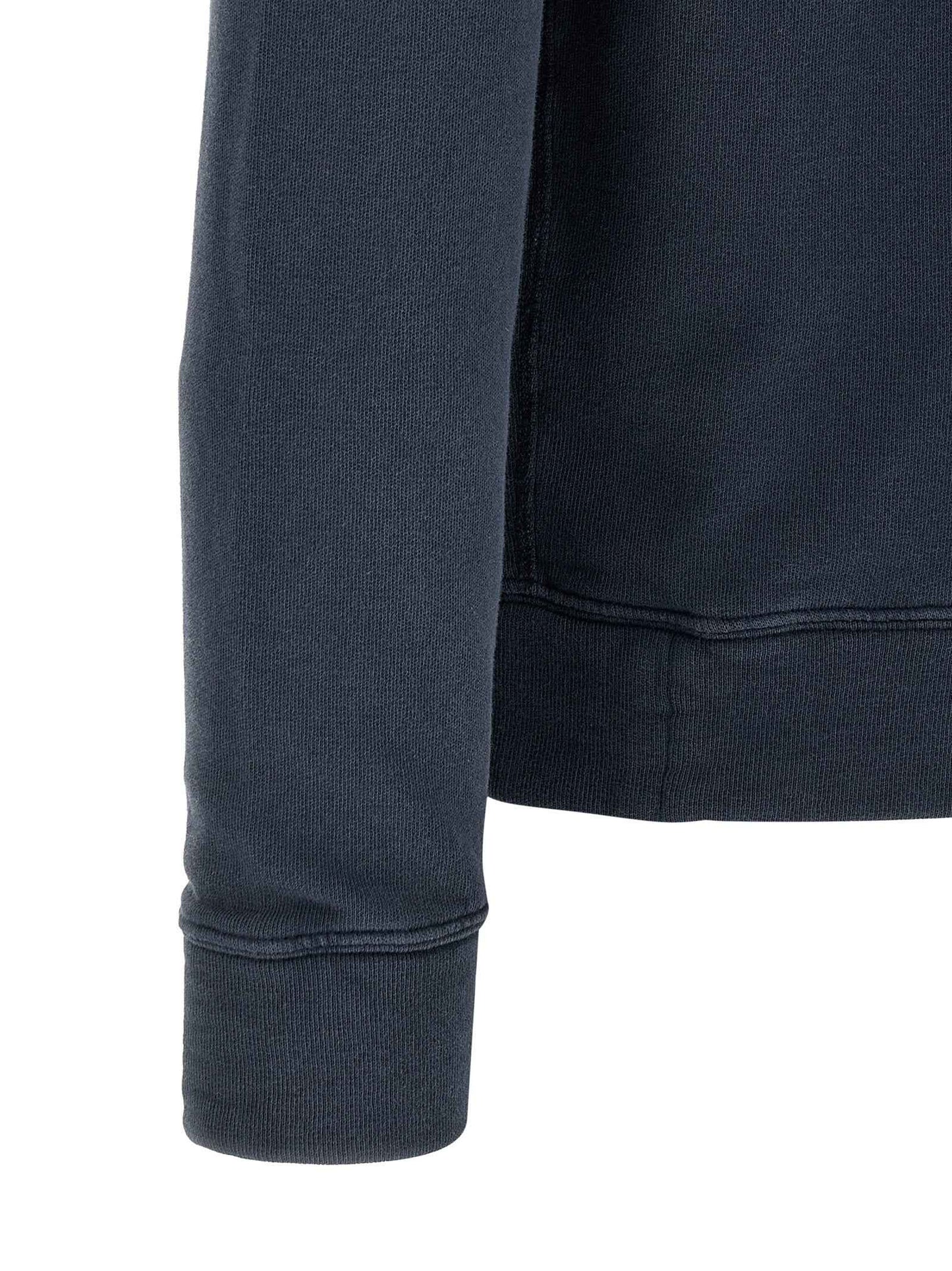 Blue Cotton Sweatshirt
