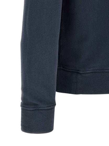 Blue Cotton Sweatshirt