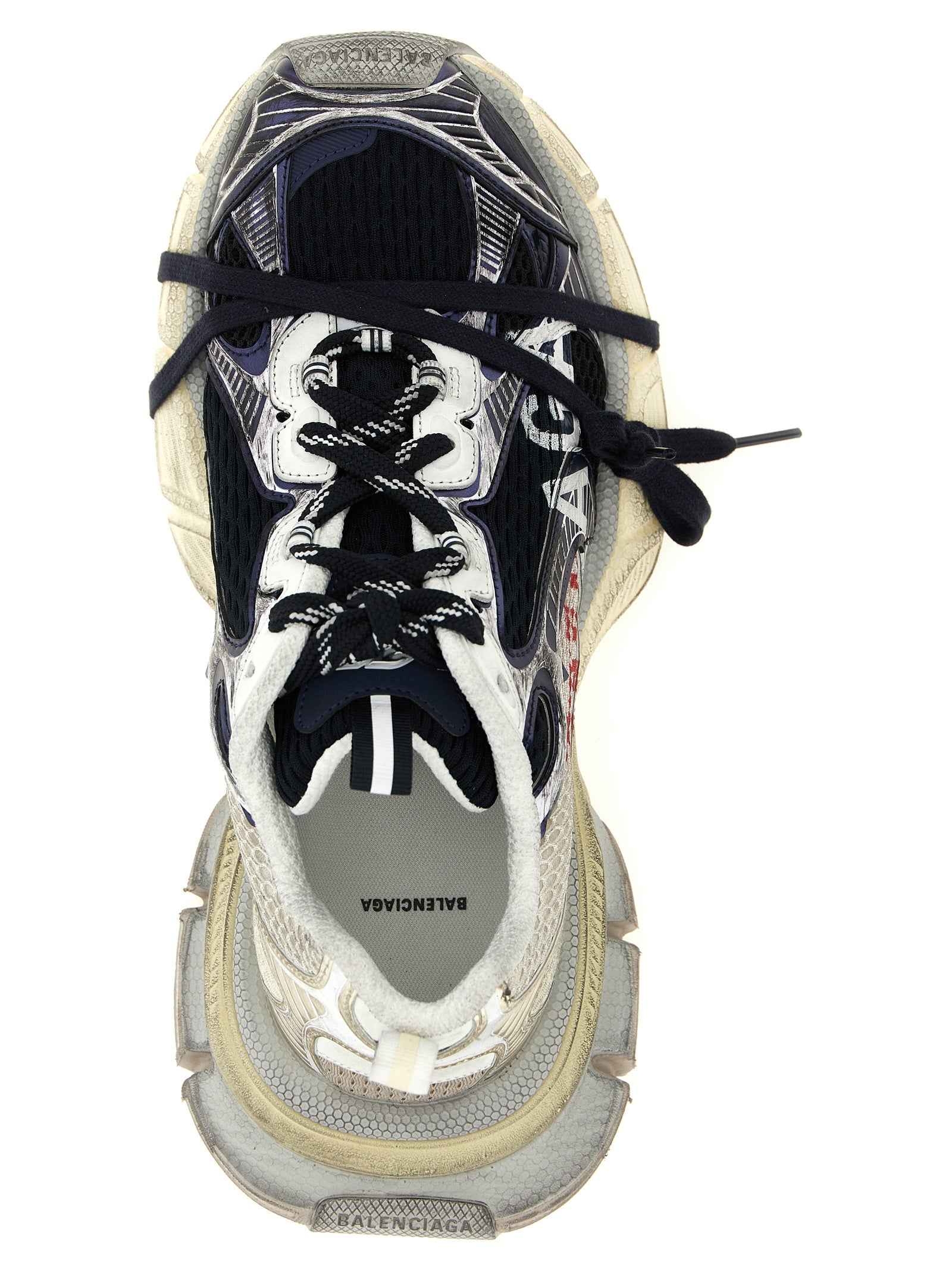 Multicolor Polyethylene Athletic Sneakers