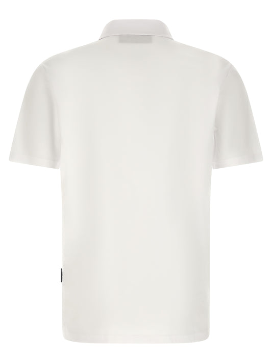 White Cotton Polo Shirt