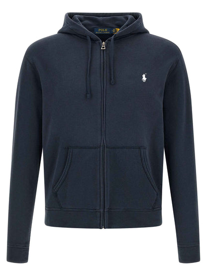 Blue Cotton Sweatshirt
