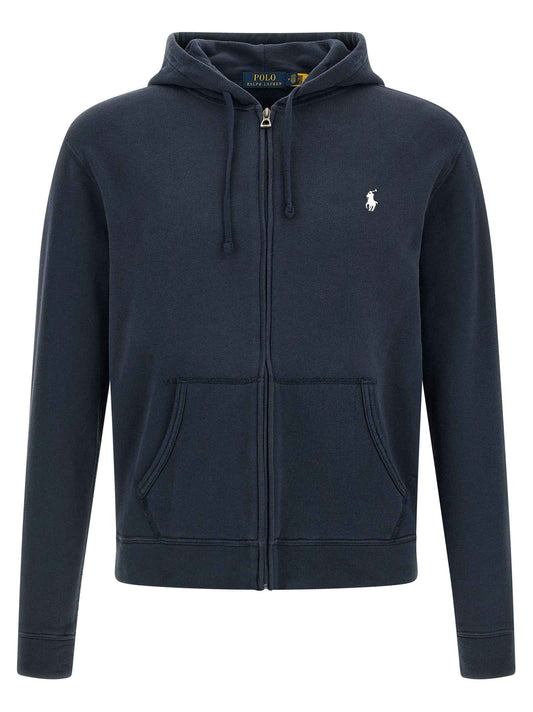 Blue Cotton Sweatshirt