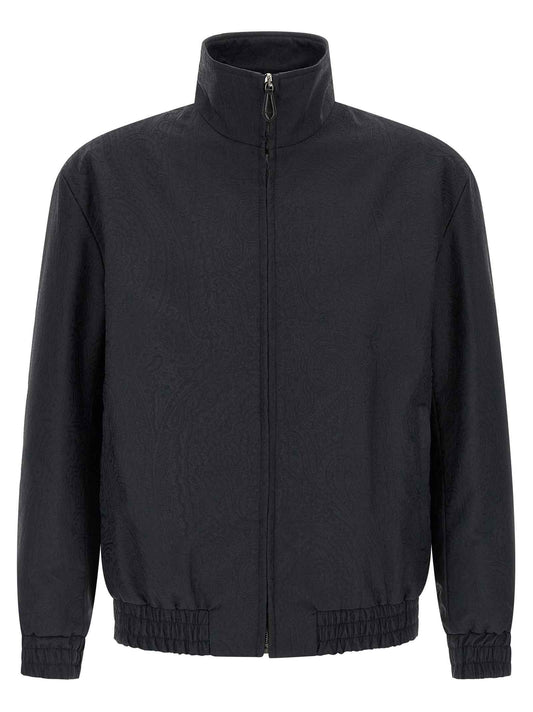 Blue Polyamide Jacket
