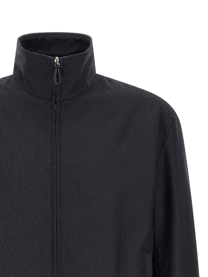 Blue Polyamide Jacket