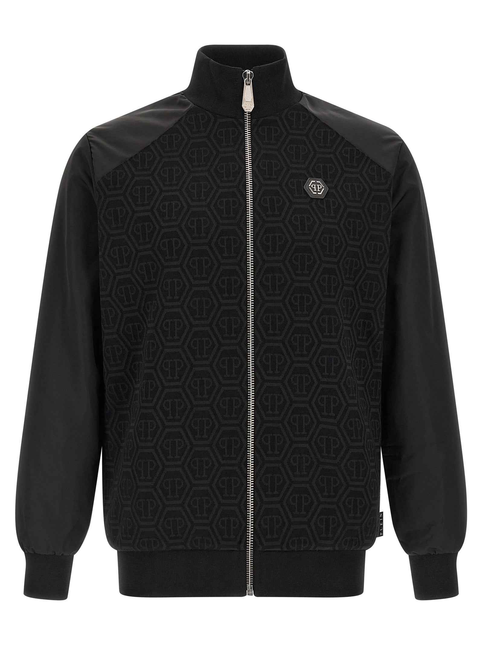 Black Cotton Sweatshirt