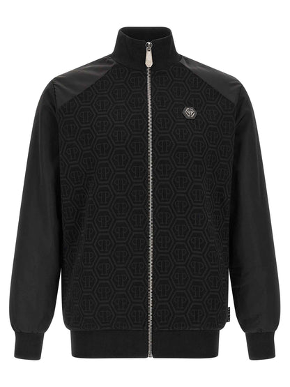 Black Cotton Sweatshirt