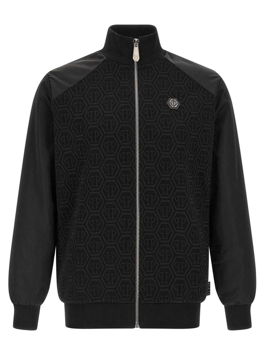Black Cotton Sweatshirt
