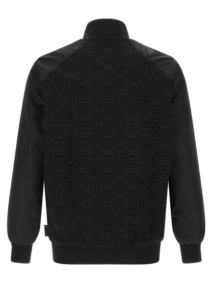 Black Cotton Sweatshirt