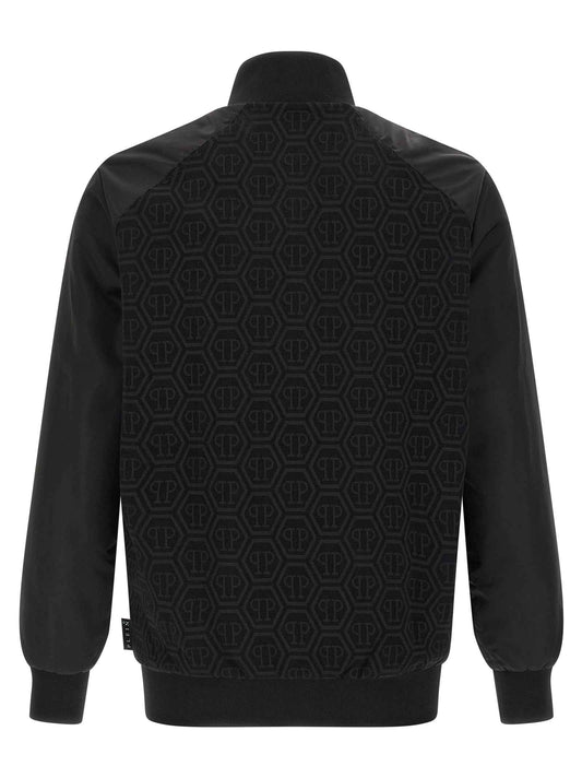 Black Cotton Sweatshirt