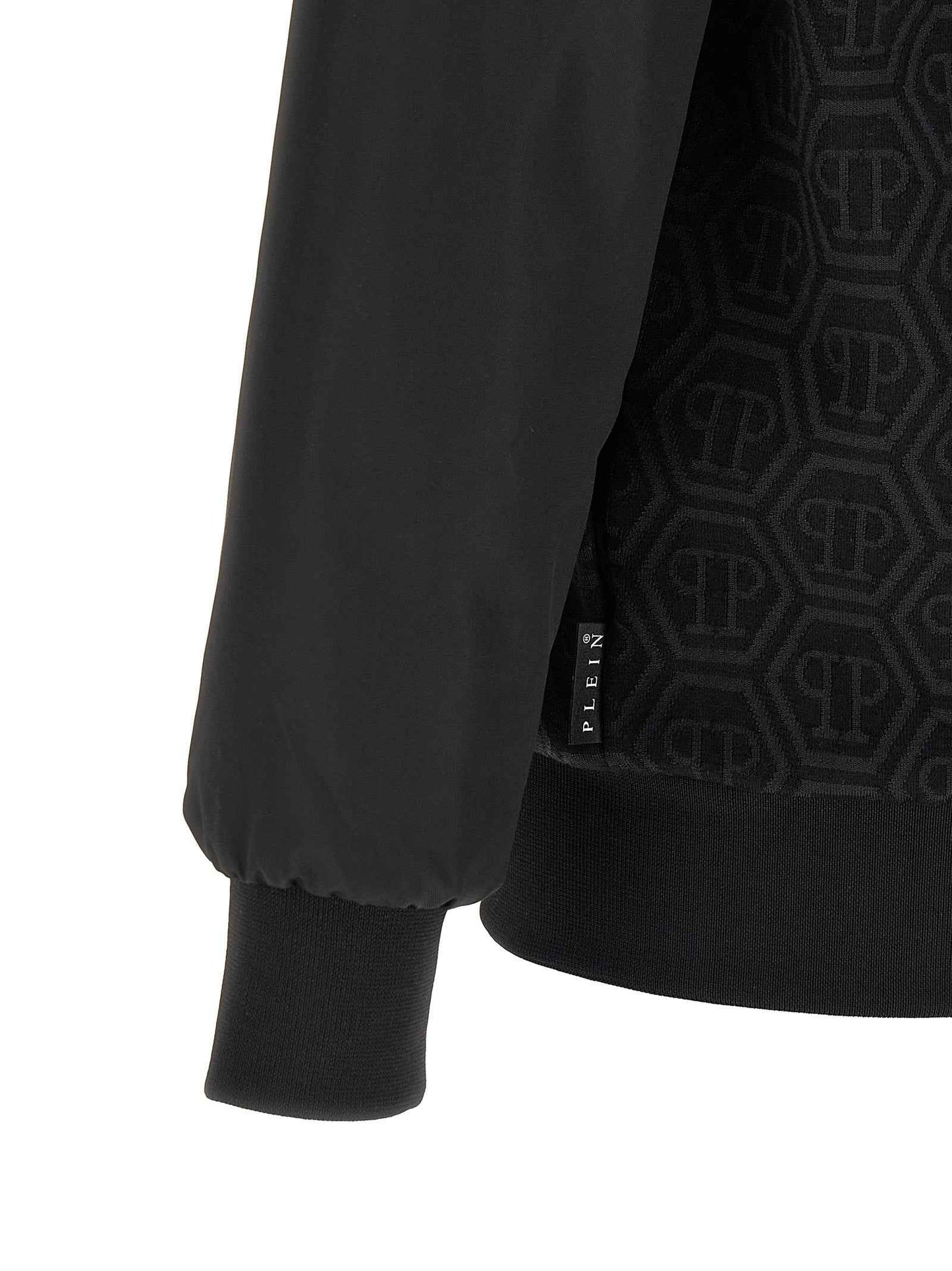 Black Cotton Sweatshirt